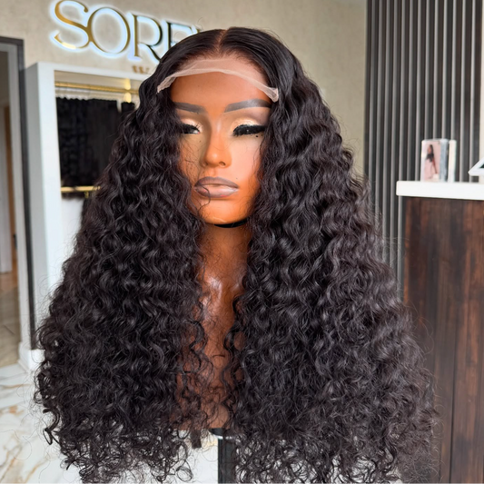 Spanish Curly HD Closure Wig